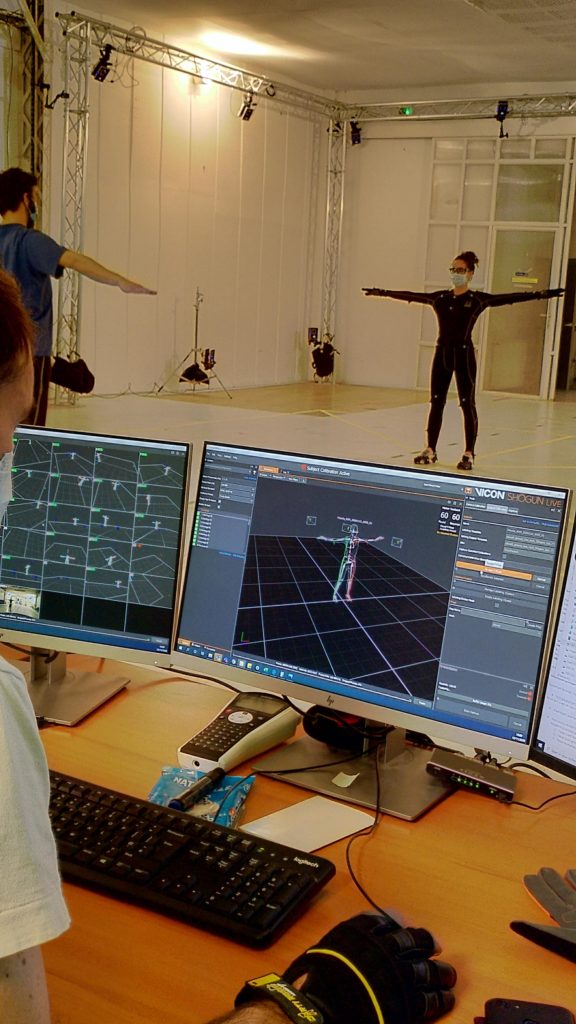 Tournage Motion Capture Lady Sapiens VR - Position T
