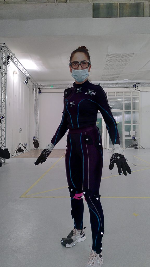 Tournage Motion Capture Lady Sapiens VR - Mounia toute captée